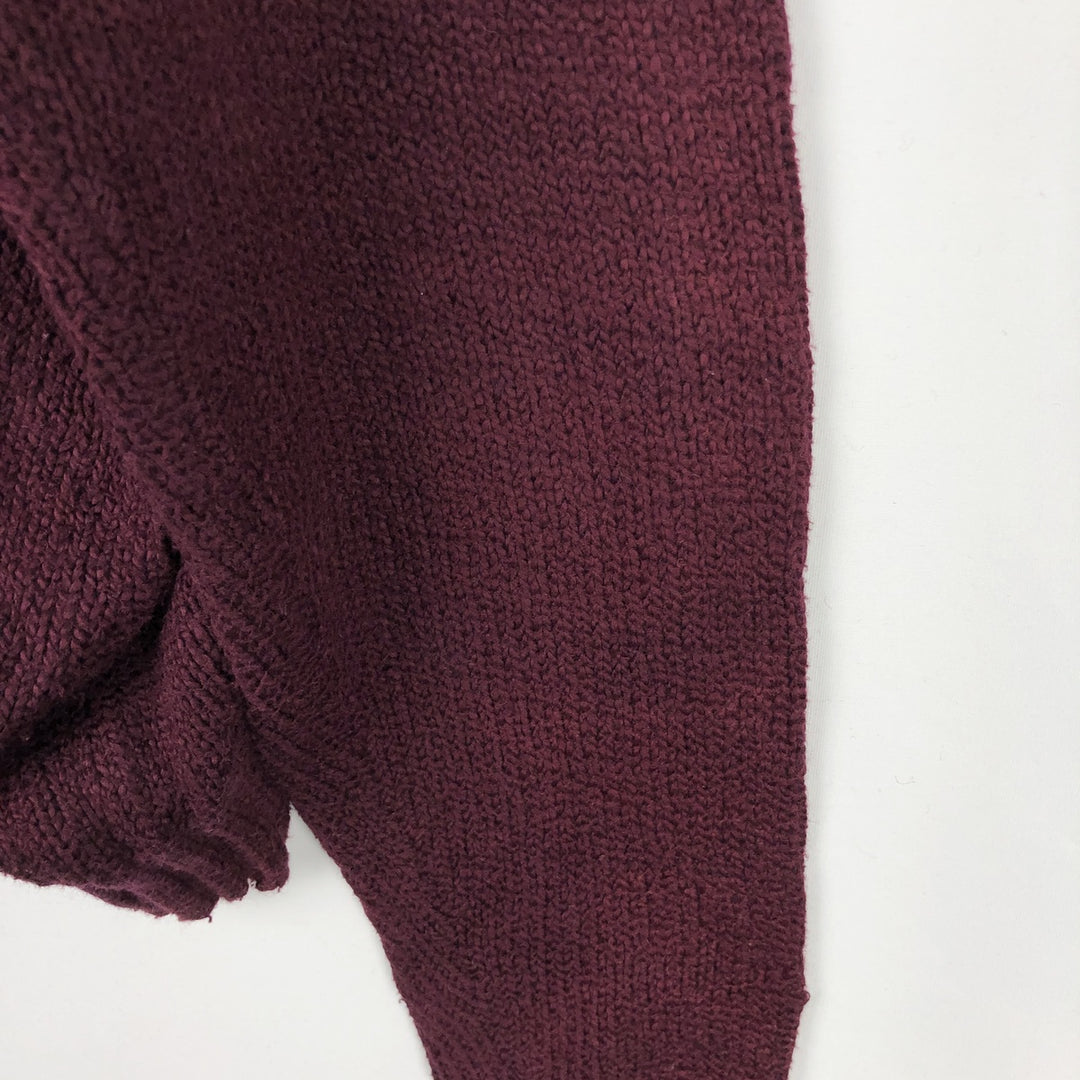 Ralph Lauren POLO by Ralph Lauren Cotton Knit Sweater Men's XL cotton wine-red Vintage Second Hand