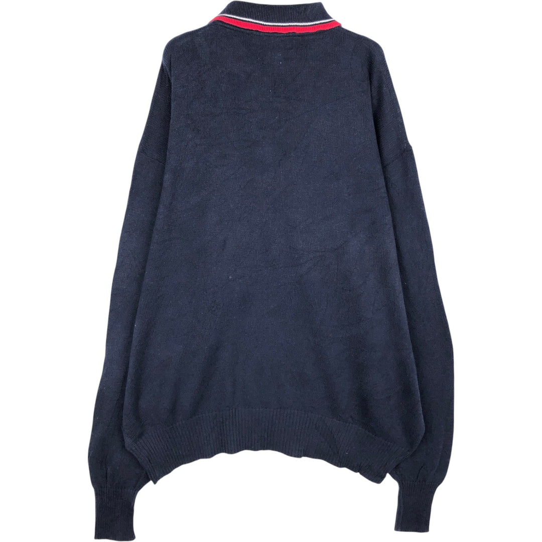 Ralph Lauren POLO by Ralph Lauren Polo Knit Sweater, Men's XXL cotton navy blue type Vintage Second Hand