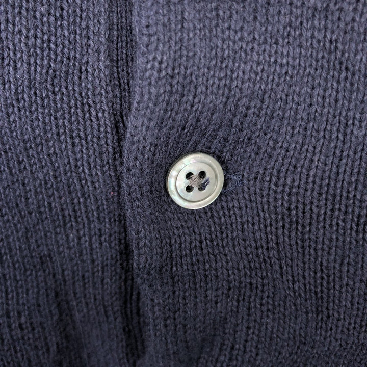 Ralph Lauren POLO by Ralph Lauren Polo Knit Sweater, Men's XXL cotton navy blue type Vintage Second Hand