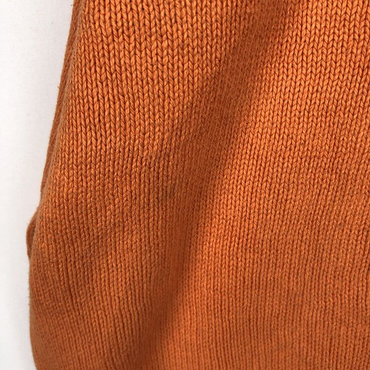Ralph Lauren POLO by Ralph Lauren Pima cotton knit sweater, men's size M Pima Cotton orange type Vintage Second Hand