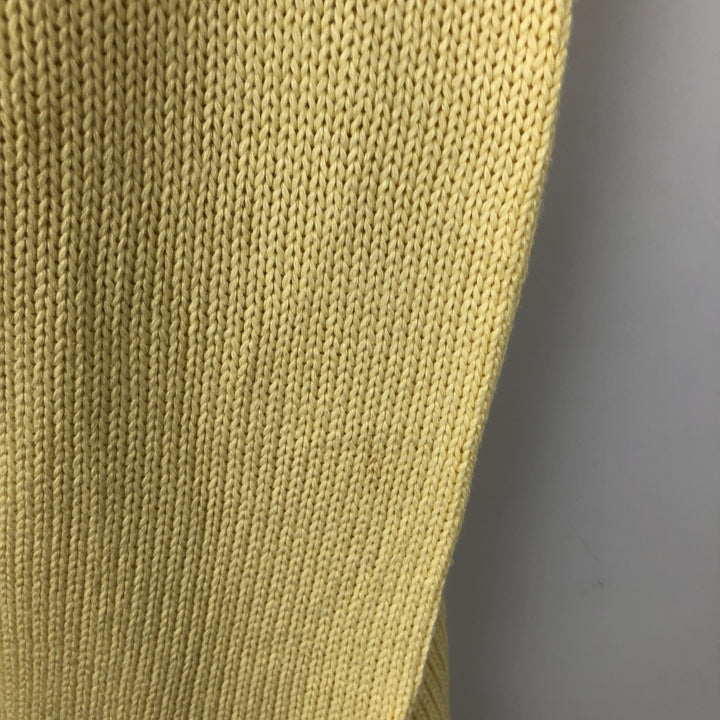 Ralph Lauren POLO by Ralph Lauren Cotton Knit Sweater Men's M Size cotton yellow type Vintage Second Hand