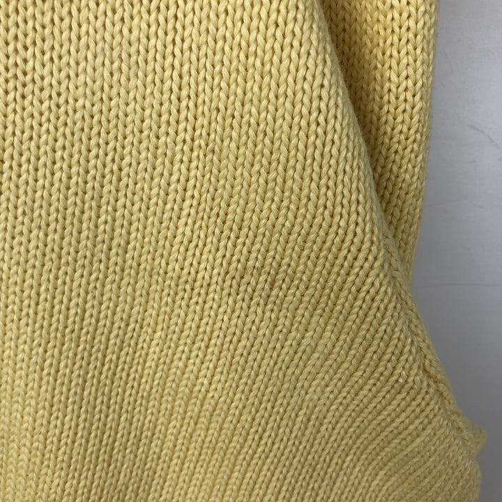 Ralph Lauren POLO by Ralph Lauren Cotton Knit Sweater Men's M Size cotton yellow type Vintage Second Hand