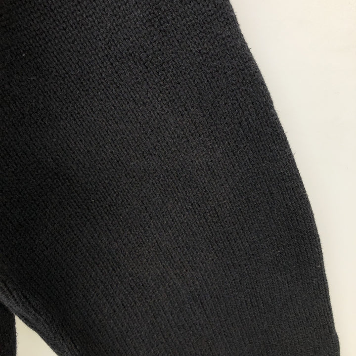 90s-00'S LLBean V-neck knit sweater, men's size L equivalent, vintage. unclear navy blue type Vintage Second Hand