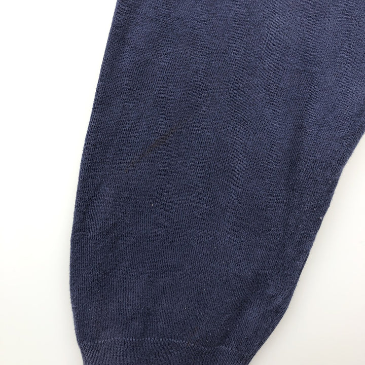 Ralph Lauren POLO by Ralph Lauren V-neck Pima cotton knit sweater, men's size XL Pima Cotton navy blue type Vintage Second Hand