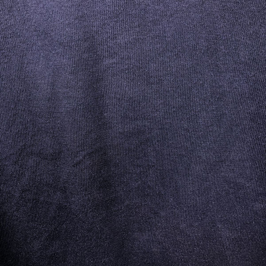 Ralph Lauren POLO by Ralph Lauren V-neck Pima cotton knit sweater, men's size XXL Pima Cotton navy blue type Vintage Second Hand