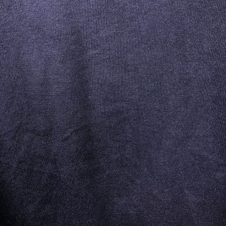 Ralph Lauren POLO by Ralph Lauren V-neck Pima cotton knit sweater, men's size XXL Pima Cotton navy blue type Vintage Second Hand