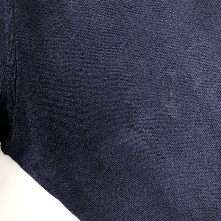 Ralph Lauren POLO by Ralph Lauren V-neck Pima cotton knit sweater, men's size XXL Pima Cotton navy blue type Vintage Second Hand