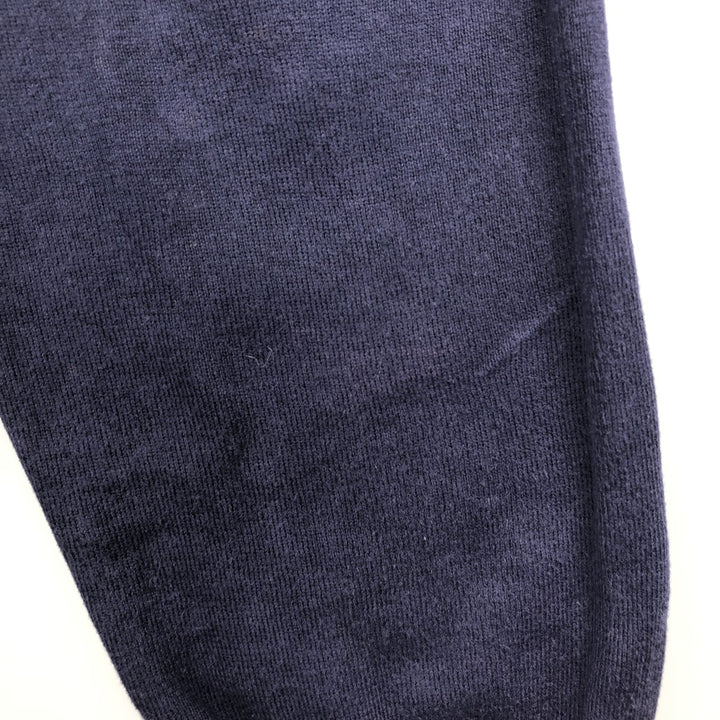 Ralph Lauren POLO by Ralph Lauren V-neck Pima cotton knit sweater, men's size XXL Pima Cotton navy blue type Vintage Second Hand