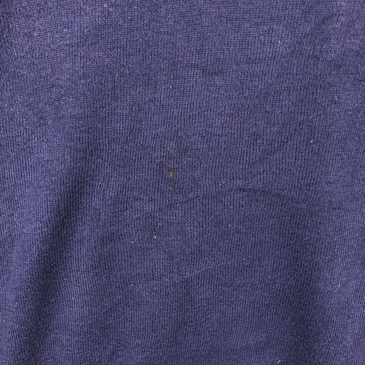 Ralph Lauren POLO by Ralph Lauren V-neck Pima cotton knit sweater, men's size XL Pima Cotton navy blue type Vintage Second Hand