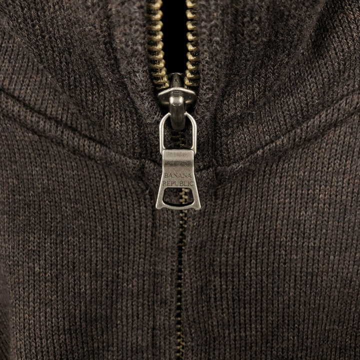 Banana Republic Driver's Knit Sweater, Men's Size L (approx.) cotton brown type Vintage Second Hand