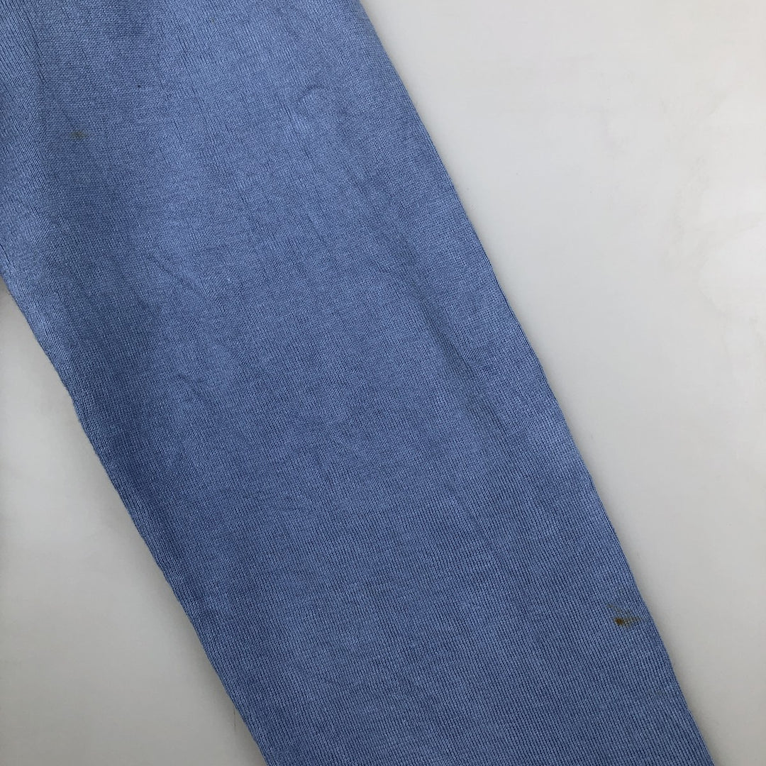 Ralph Lauren POLO by Ralph Lauren V-neck Pima cotton knit sweater, men's size L Pima Cotton Blue type light blue Vintage Second Hand