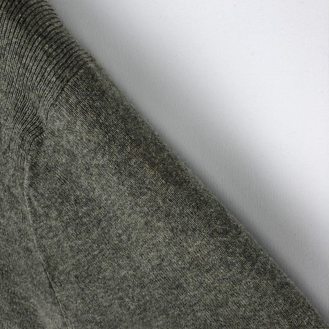 Ralph Lauren POLO by Ralph Lauren V-neck Pima cotton knit sweater, men's size M Pima Cotton Khaki type sage green Vintage Second Hand