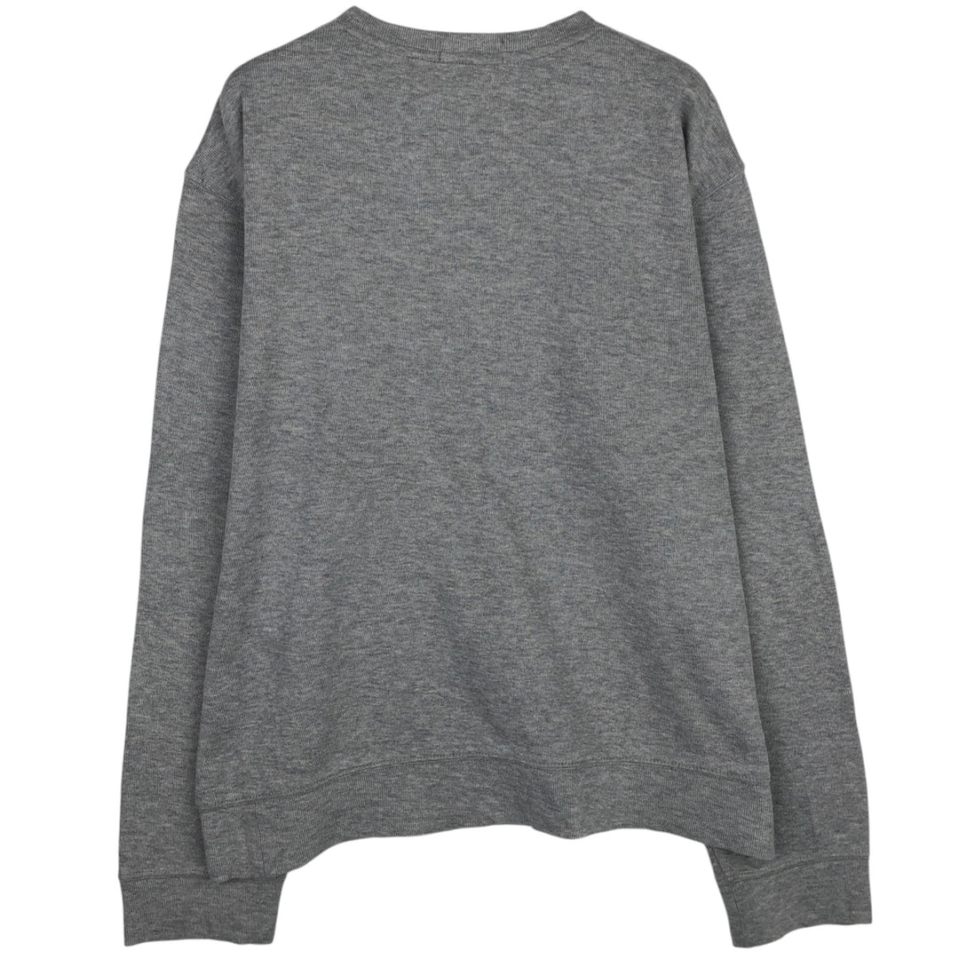 Ralph Lauren POLO RALPH LAUREN ESTATE RIB Rib-Knit Cotton Sweater, Men's Size L (approx.) cotton gray type Vintage Second Hand