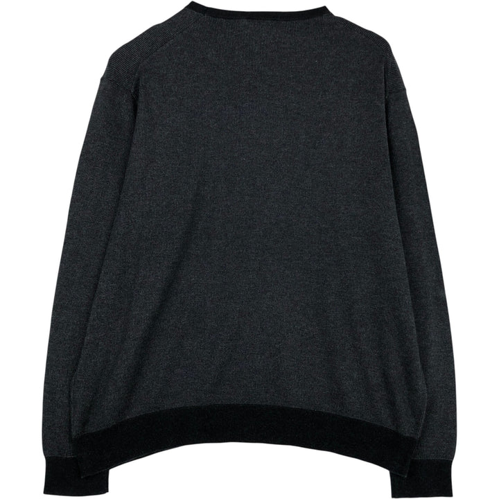Ralph Lauren POLO RALPH LAUREN Pima Cotton Knit Sweater, Men's Size XL Pima Cotton gray type Vintage Second Hand