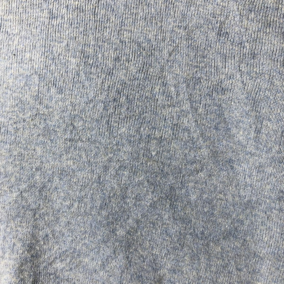 Ralph Lauren POLO by Ralph Lauren V-neck Pima cotton knit sweater, men's size XL Pima Cotton Blue type light blue Vintage Second Hand