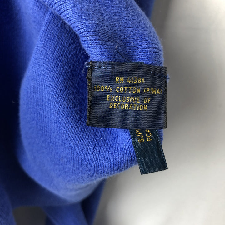 Ralph Lauren POLO RALPH LAUREN Slim Fit V-Neck Pima Cotton Knit Sweater, Men's Size L Pima Cotton blue type Vintage Second Hand