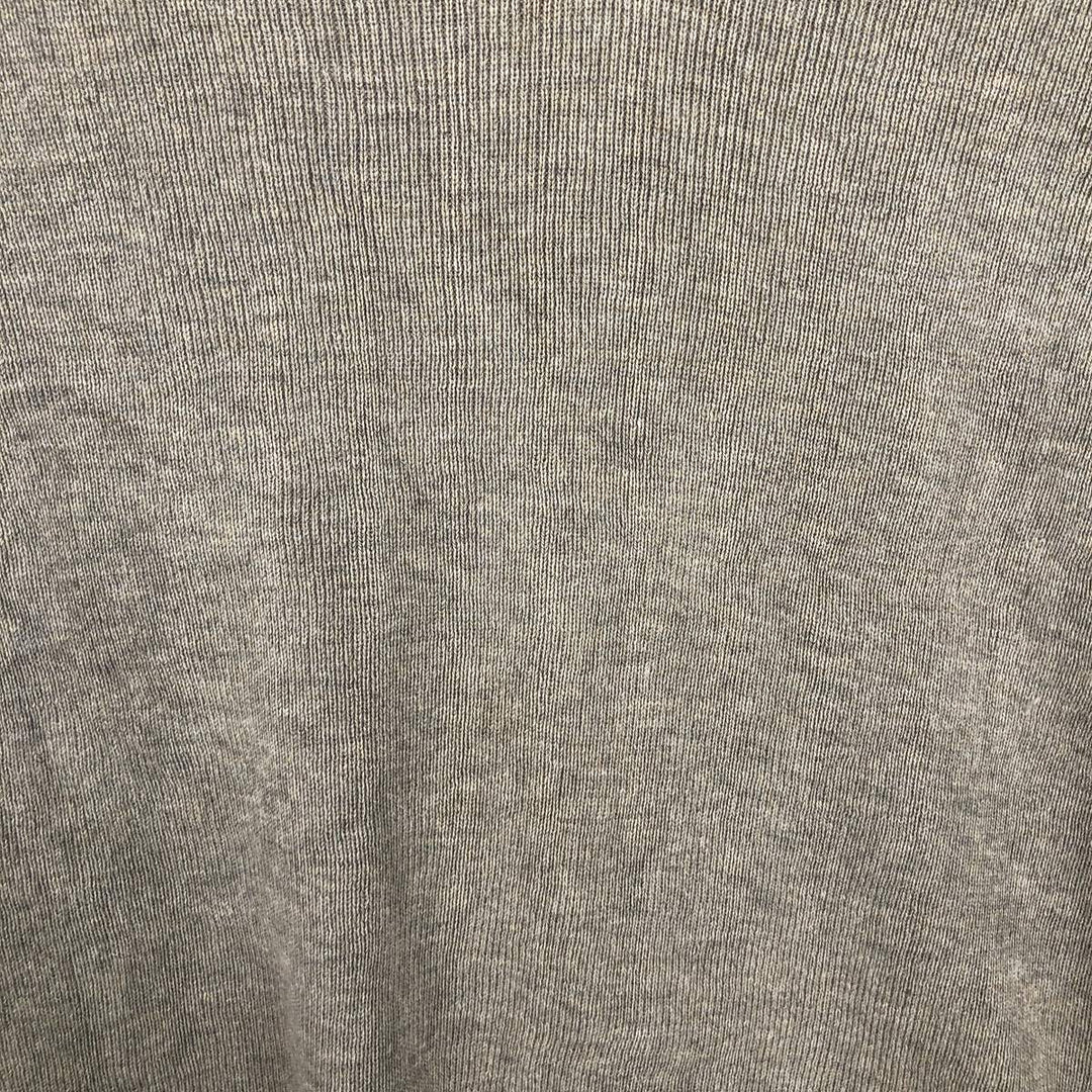 Ralph Lauren Polo by Ralph Lauren PIMA COTTON V-neck knit sweater, men's size S (approx.) Pima Cotton gray type Vintage Second Hand