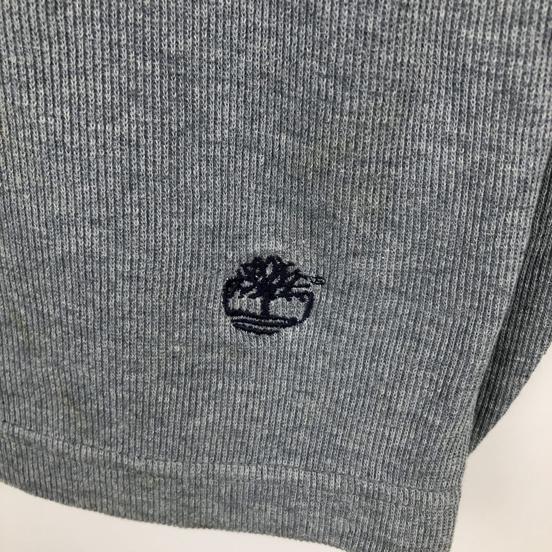 90s-00'S Timberland V-neck cotton knit sweater, men's size XL, vintage. cotton gray type Vintage Second Hand