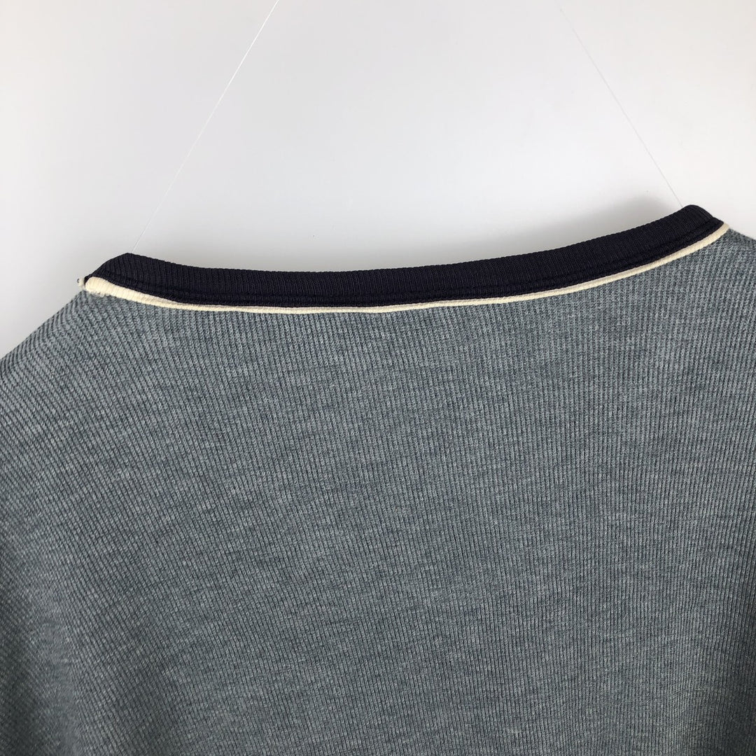 90s-00'S Timberland V-neck cotton knit sweater, men's size XL, vintage. cotton gray type Vintage Second Hand