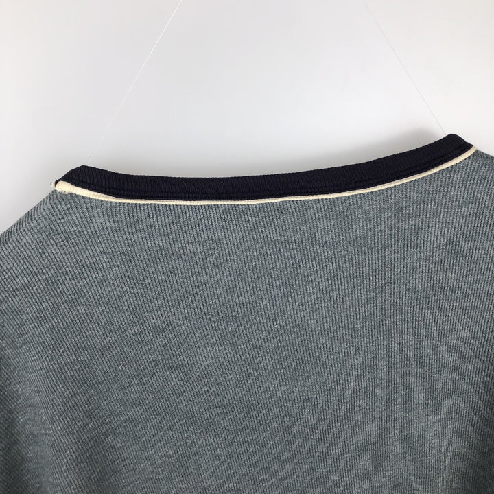 90s-00'S Timberland V-neck cotton knit sweater, men's size XL, vintage. cotton gray type Vintage Second Hand