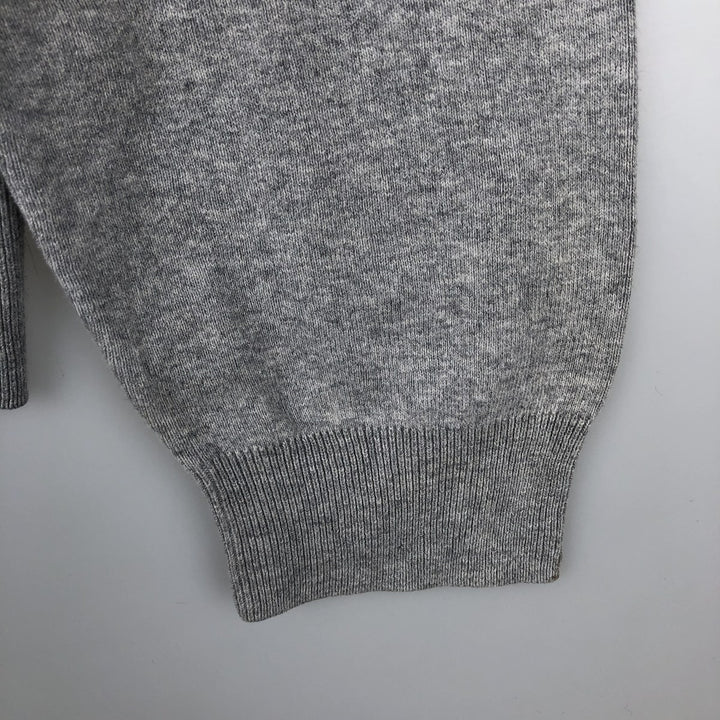 Ralph Lauren POLO RALPH LAUREN SLIM FIT PIMA COTTON V-neck Pima Cotton Knit Sweater (Men's XL equivalent) Pima Cotton gray type Vintage Second Hand