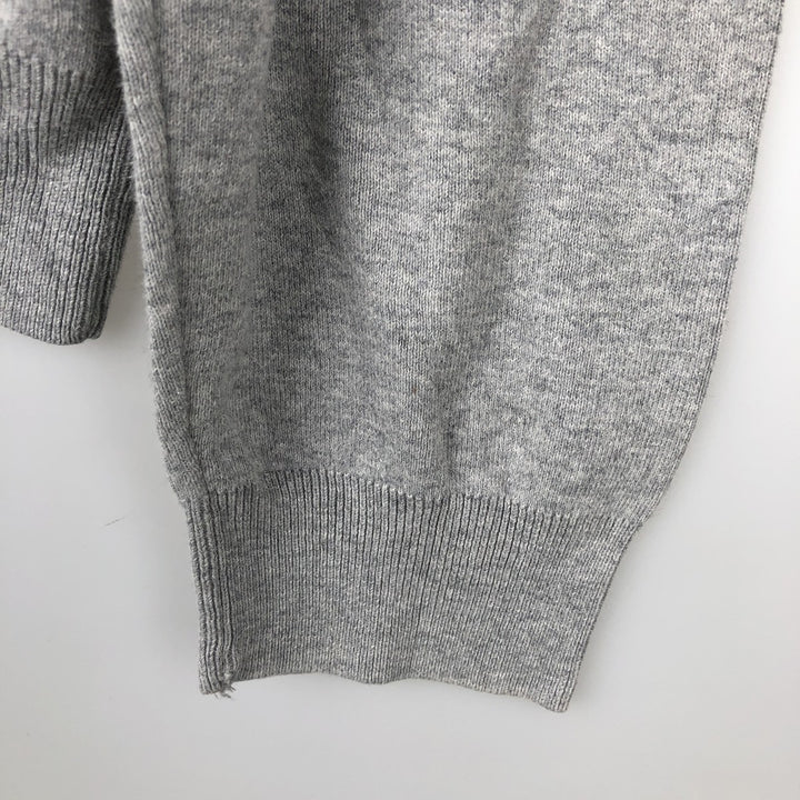 Ralph Lauren POLO RALPH LAUREN SLIM FIT PIMA COTTON V-neck Pima Cotton Knit Sweater (Men's XL equivalent) Pima Cotton gray type Vintage Second Hand