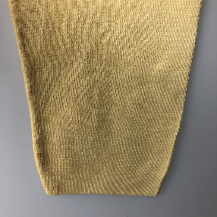 Ralph Lauren POLO by Ralph Lauren Pima Cotton Knit Sweater, Men's XL Pima Cotton yellow type Vintage Second Hand