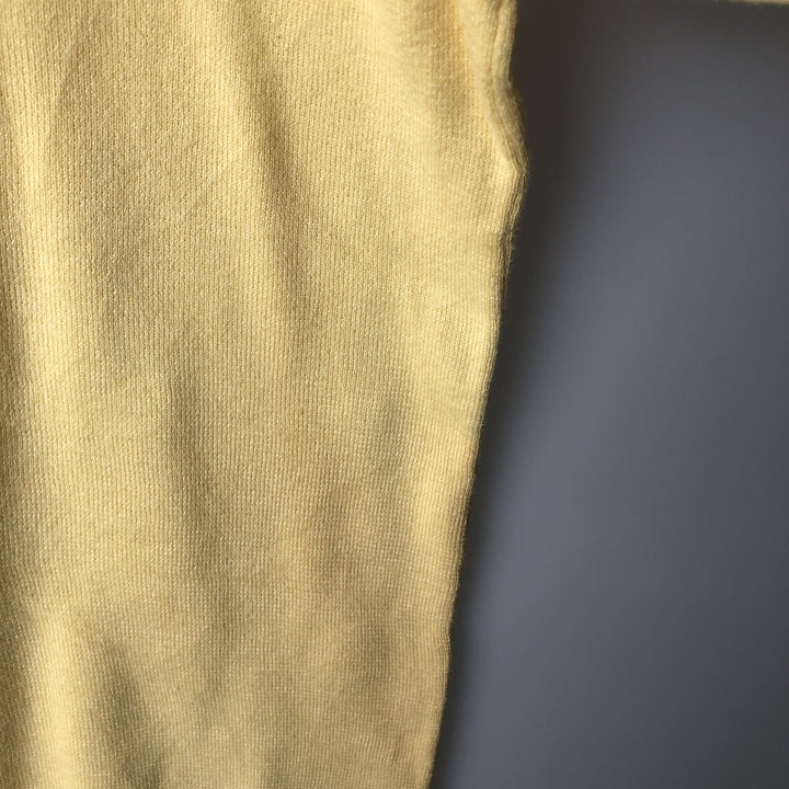 Ralph Lauren POLO by Ralph Lauren Pima Cotton Knit Sweater, Men's XL Pima Cotton yellow type Vintage Second Hand
