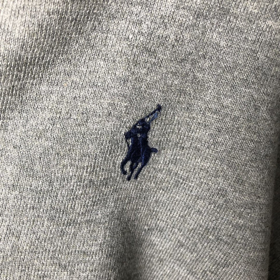 Ralph Lauren POLO RALPH LAUREN PIMA COTTON V-neck Pima cotton knit sweater, men's size L Pima Cotton gray type Vintage Second Hand