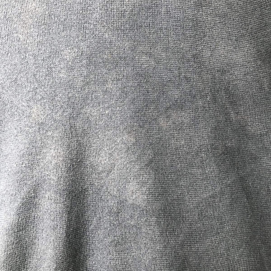 Ralph Lauren POLO by Ralph Lauren V-neck Pima cotton knit sweater, men's size L Pima Cotton navy blue type Vintage Second Hand