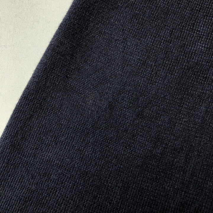 Ralph Lauren POLO by Ralph Lauren V-neck Pima cotton knit sweater, men's size L Pima Cotton navy blue type Vintage Second Hand