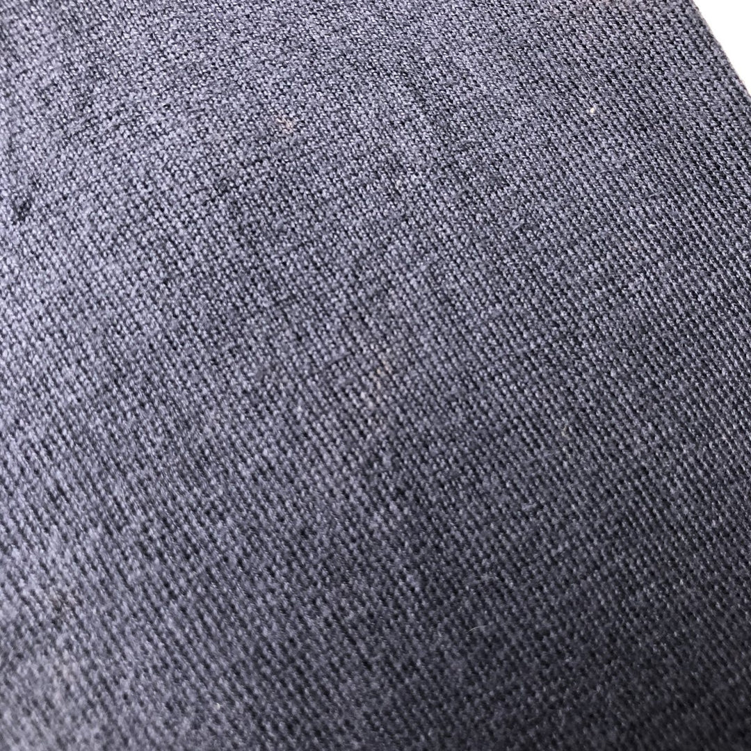 Ralph Lauren POLO by Ralph Lauren V-neck Pima cotton knit sweater, men's size L Pima Cotton navy blue type Vintage Second Hand
