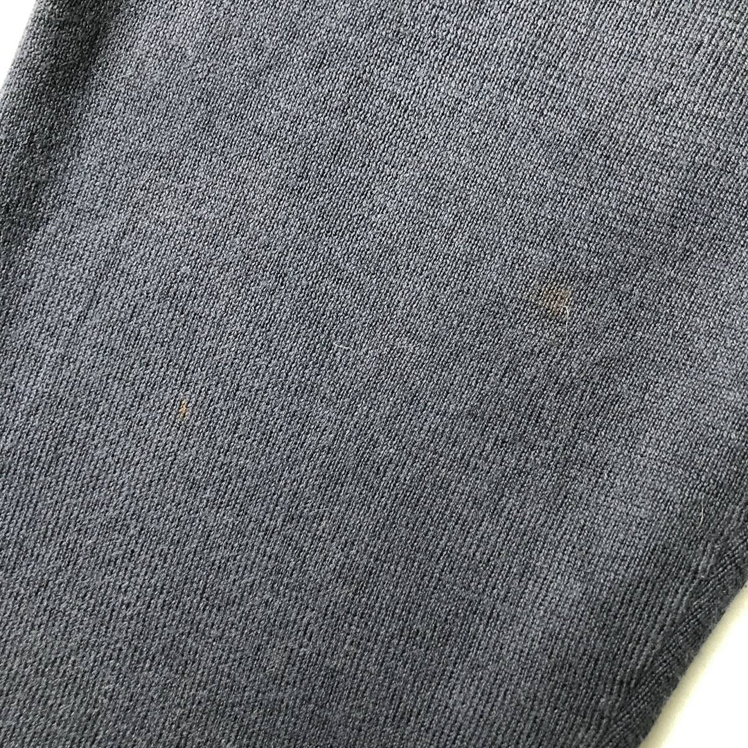 Ralph Lauren POLO by Ralph Lauren V-neck Pima cotton knit sweater, men's size L Pima Cotton navy blue type Vintage Second Hand