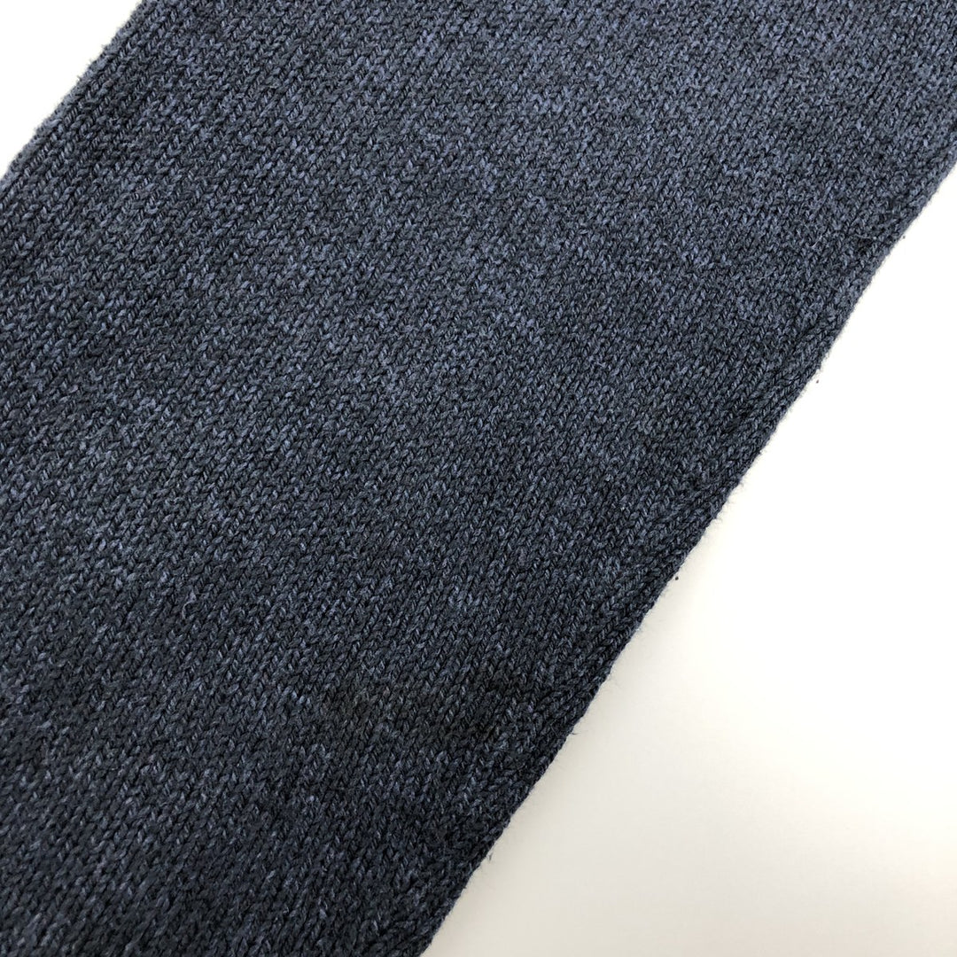 Ralph Lauren POLO by Ralph Lauren V-neck cotton knit sweater, men's XL size cotton navy blue type Vintage Second Hand