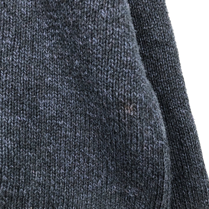 Ralph Lauren POLO by Ralph Lauren V-neck cotton knit sweater, men's XL size cotton navy blue type Vintage Second Hand