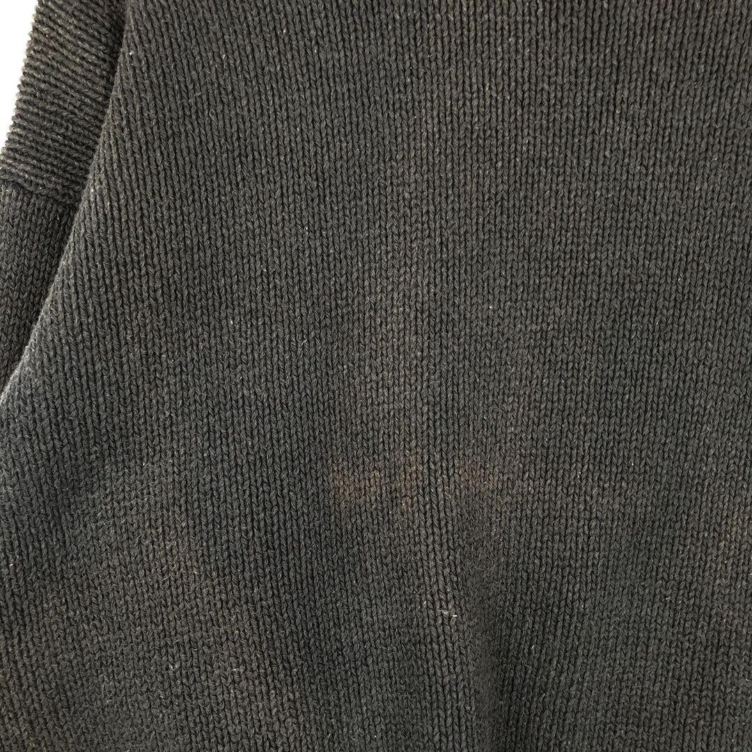 Ralph Lauren POLO by Ralph Lauren Cotton Knit Sweater Men's XL cotton black type Vintage Second Hand