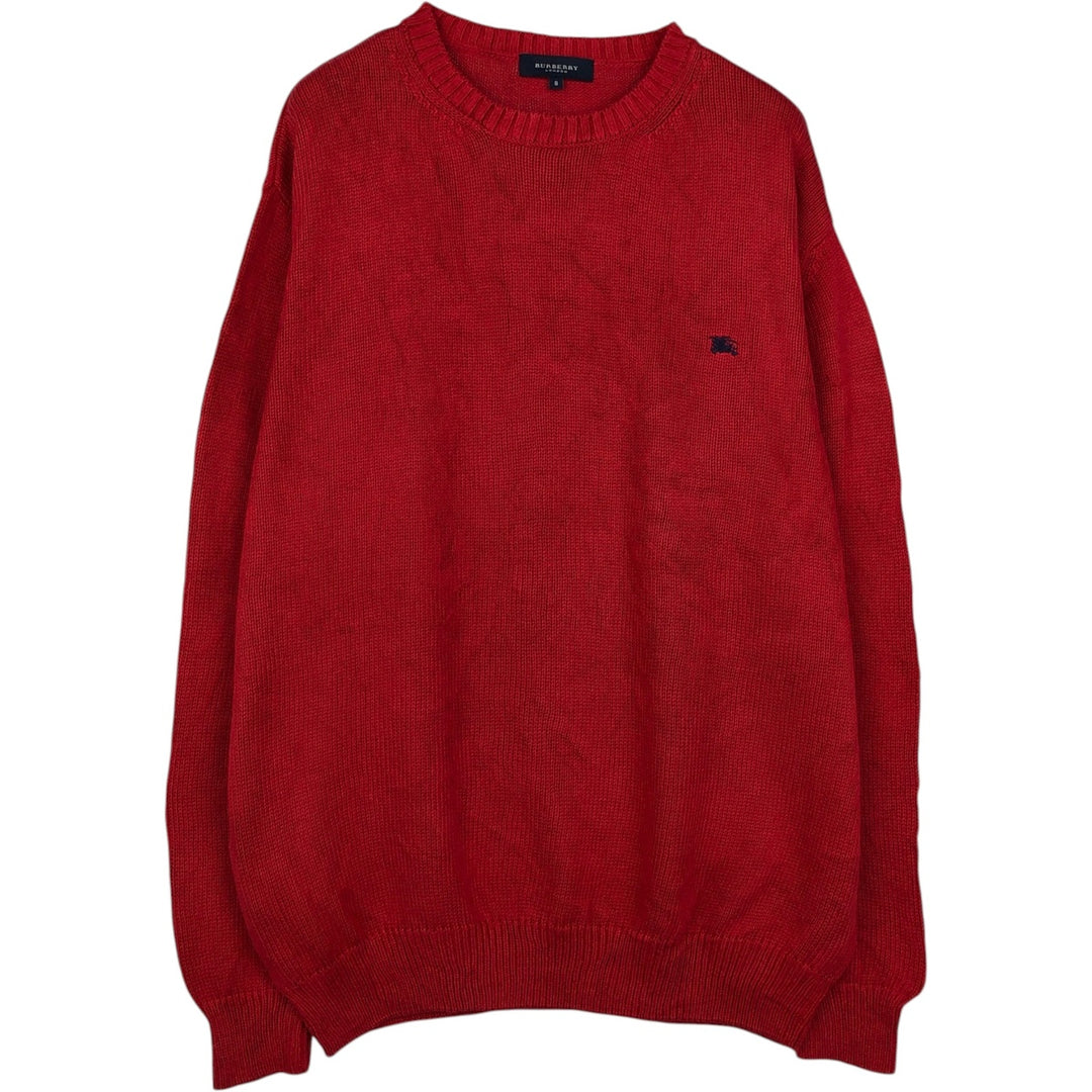 Burberry's BURBERRYS OF LONDON cotton knit sweater, men's size XXL equivalent. cotton red type Vintage Second Hand