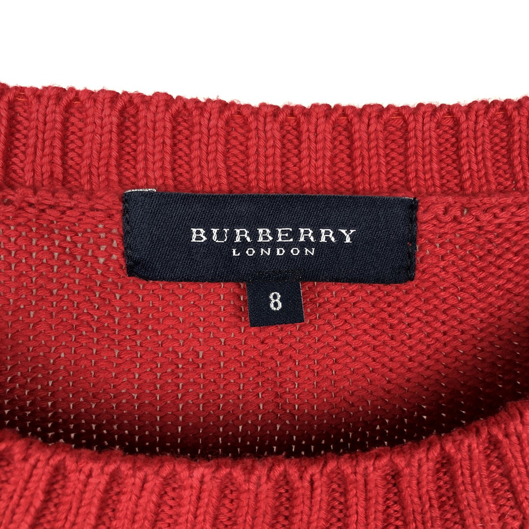 Burberry's BURBERRYS OF LONDON cotton knit sweater, men's size XXL equivalent. cotton red type Vintage Second Hand