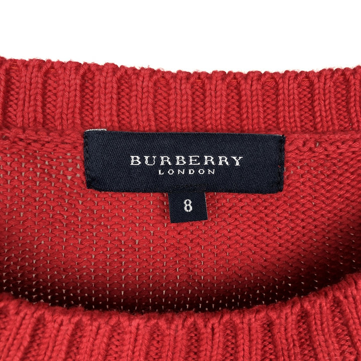 Burberry's BURBERRYS OF LONDON cotton knit sweater, men's size XXL equivalent. cotton red type Vintage Second Hand