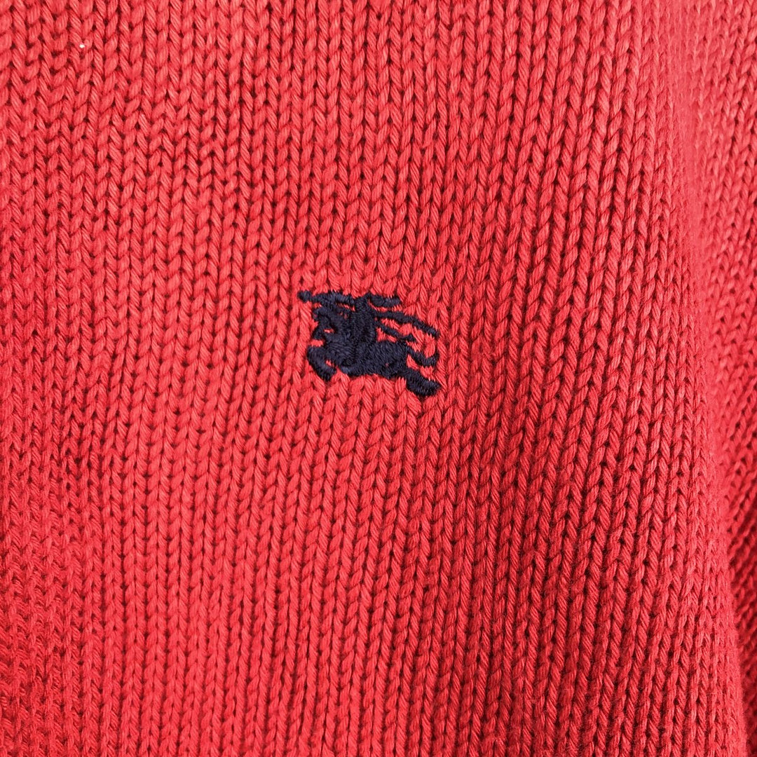 Burberry's BURBERRYS OF LONDON cotton knit sweater, men's size XXL equivalent. cotton red type Vintage Second Hand