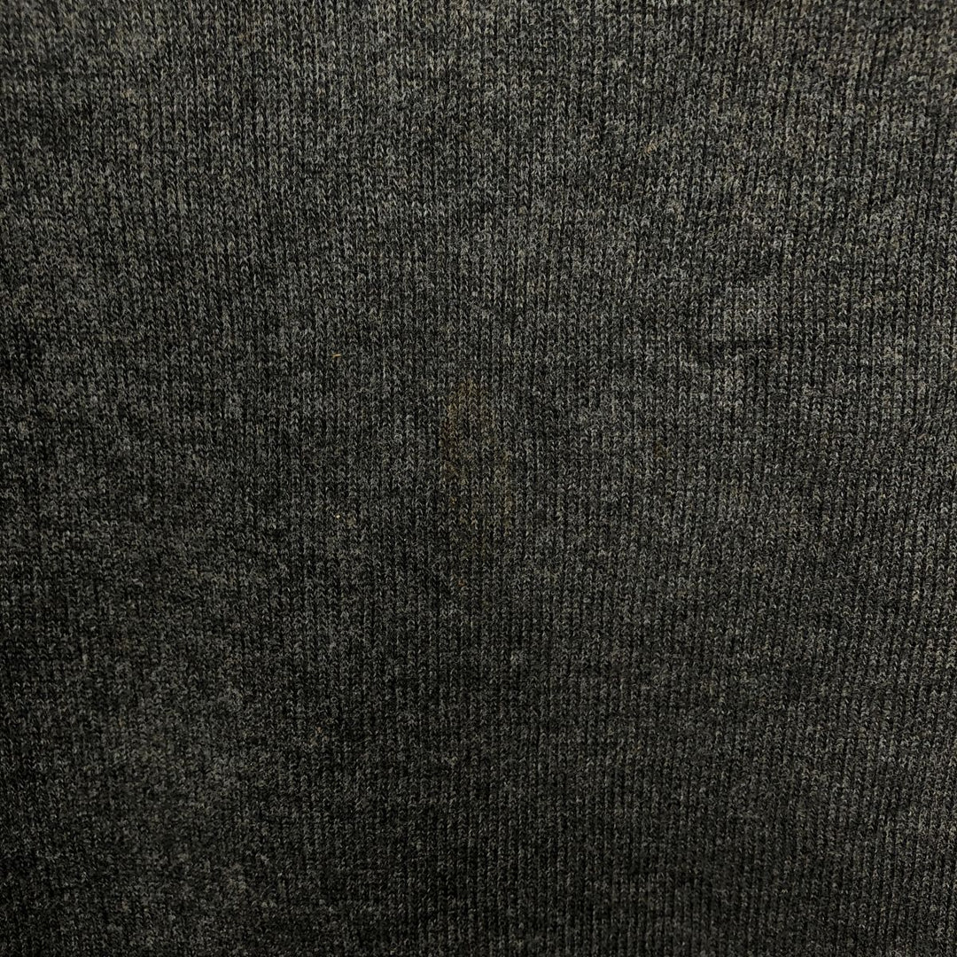 Ralph Lauren POLO by Ralph Lauren V-neck cotton knit sweater, men's size XXL cotton Charcoal Vintage Second Hand