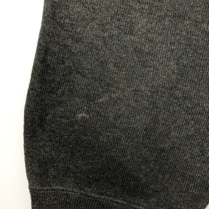 Ralph Lauren POLO by Ralph Lauren V-neck cotton knit sweater, men's size XXL cotton Charcoal Vintage Second Hand