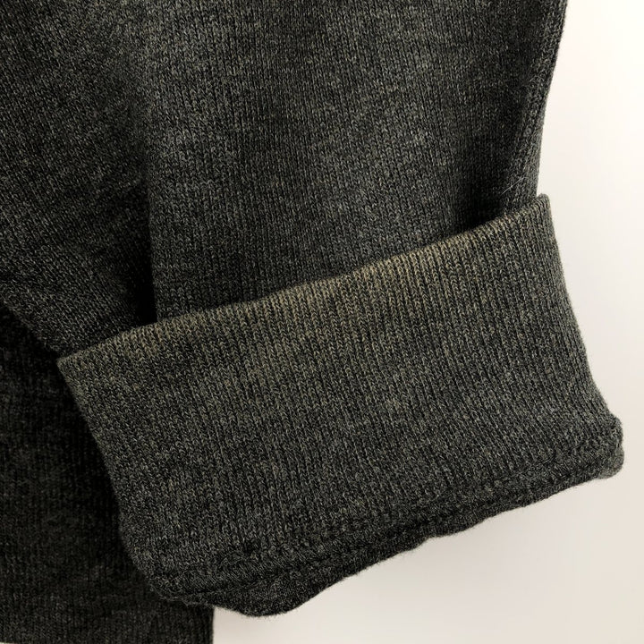 Ralph Lauren POLO by Ralph Lauren V-neck cotton knit sweater, men's size XXL cotton Charcoal Vintage Second Hand