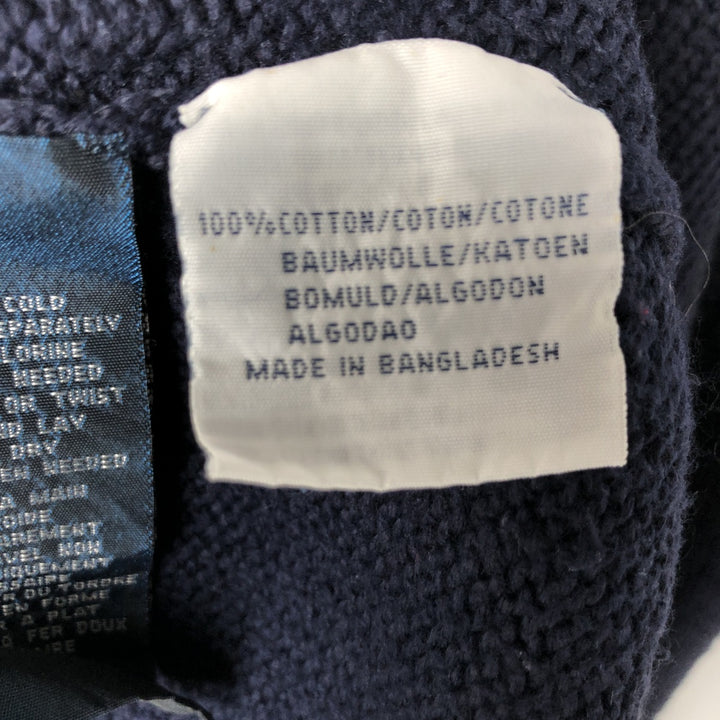 Ralph Lauren POLO RALPH LAUREN cotton knit sweater, men's size S cotton navy blue type Vintage Second Hand