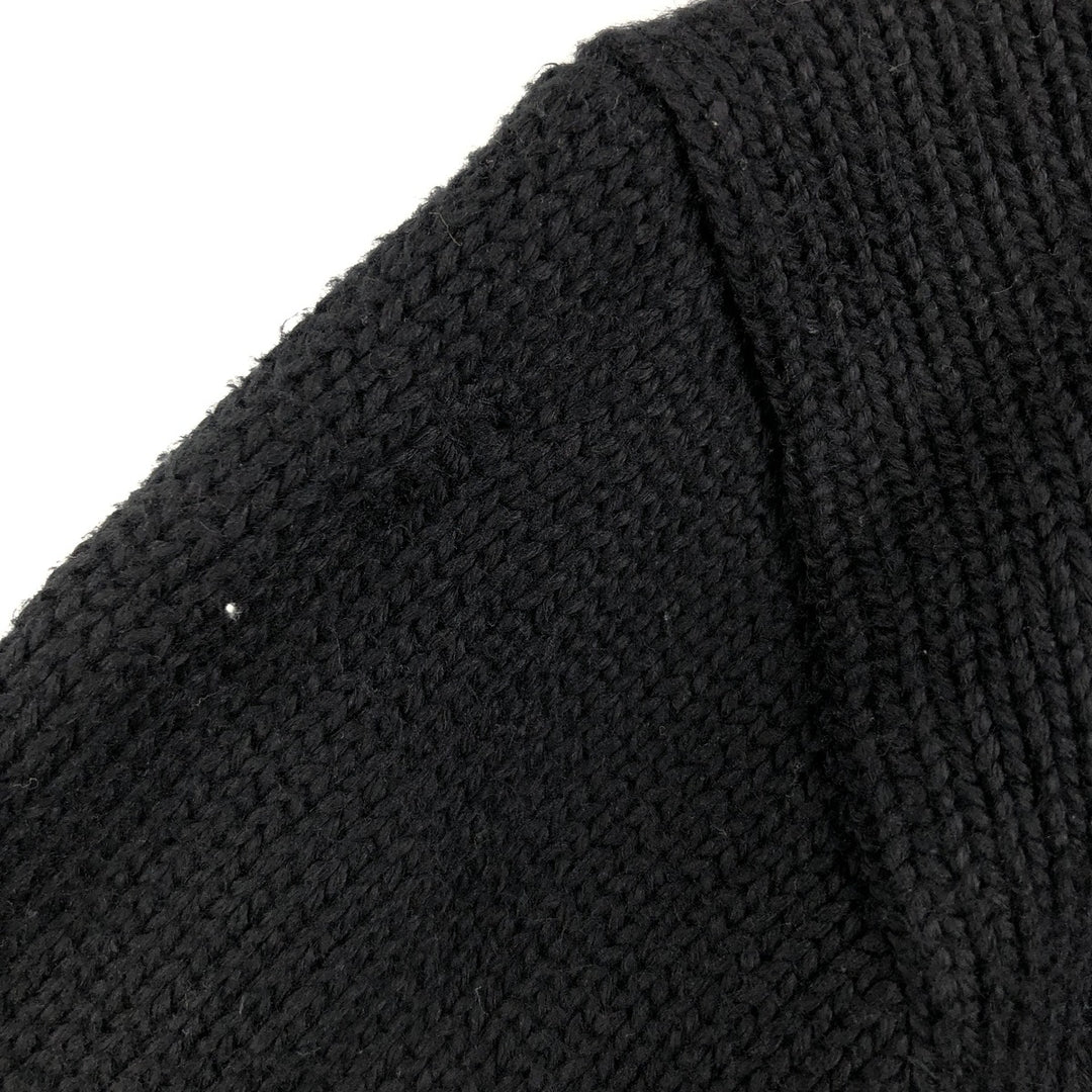 Ralph Lauren POLO by Ralph Lauren V-neck cotton knit sweater, men's XL size cotton black type Vintage Second Hand