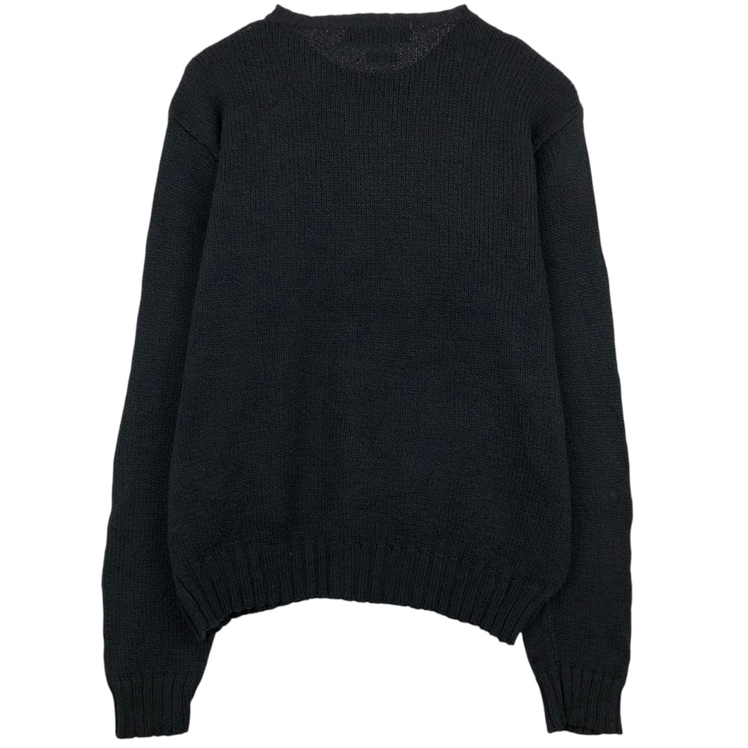 Ralph Lauren POLO by Ralph Lauren Cotton Knit Sweater Men's XL cotton black type Vintage Second Hand