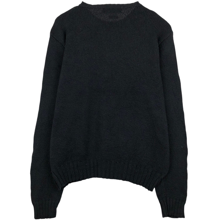 Ralph Lauren POLO by Ralph Lauren Cotton Knit Sweater Men's XL cotton black type Vintage Second Hand
