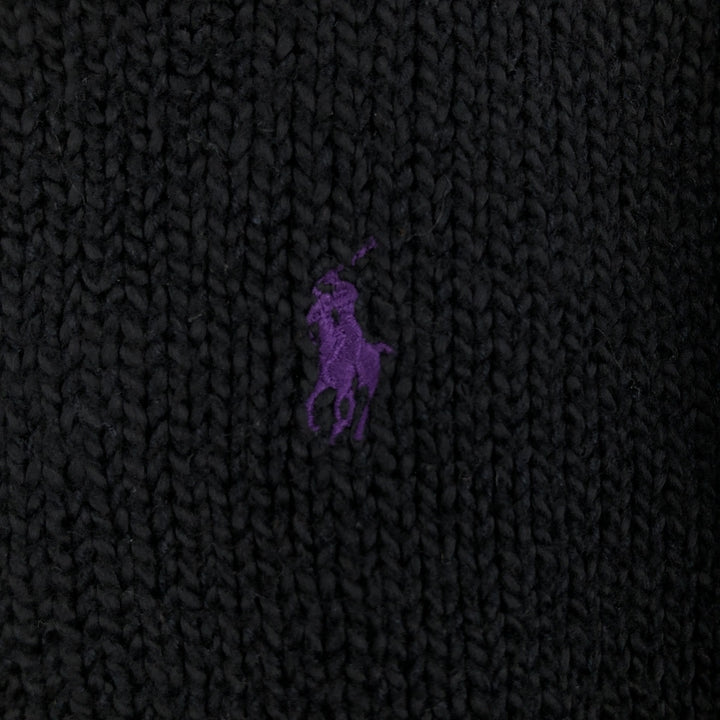 Ralph Lauren POLO by Ralph Lauren Cotton Knit Sweater Men's XL cotton black type Vintage Second Hand