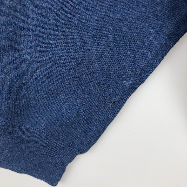Ralph Lauren POLO RALPH LAUREN cotton knit sweater, men's size M cotton blue type Vintage Second Hand