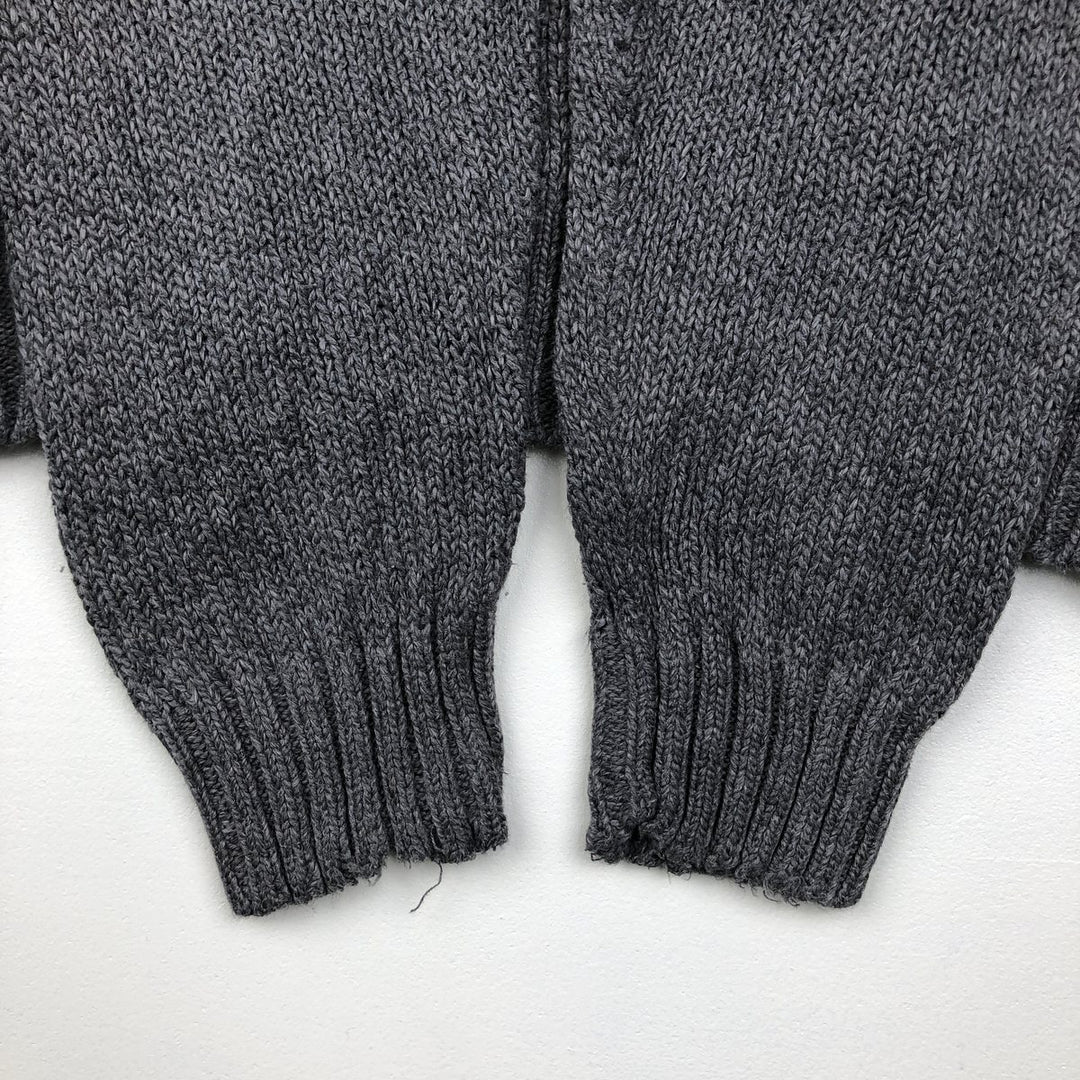 Ralph Lauren POLO by Ralph Lauren Cotton Knit Sweater Men's L size cotton gray type Vintage Second Hand